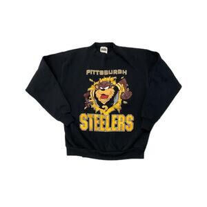 1990s vintage Pittsburgh Steelers Taz tasmanian Sweater